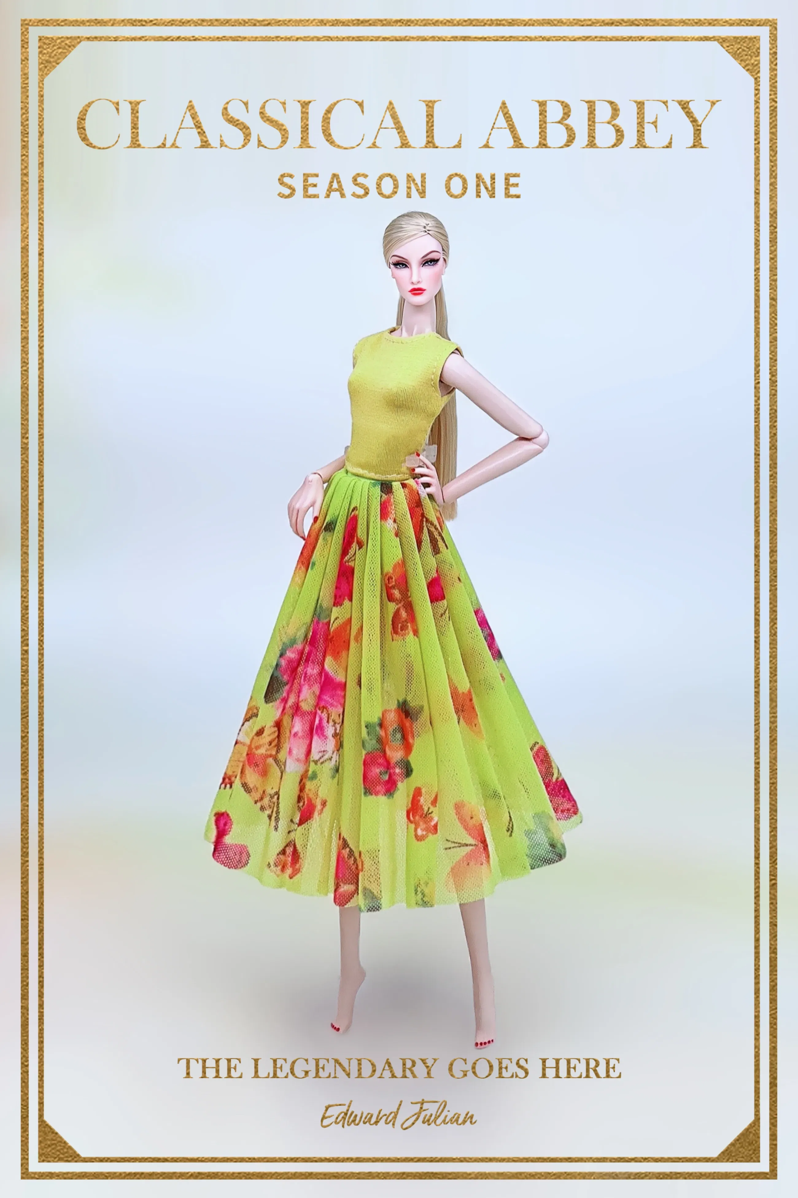 Color: light green - for barbie doll clothes batch