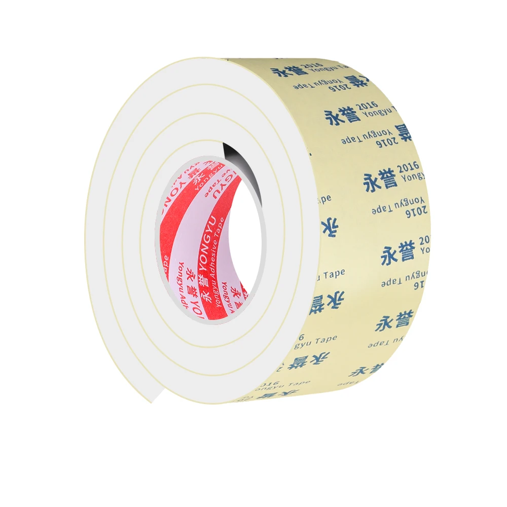 Color: WHITE, Width: 270mm - Rubber Self Adhesive Sponge Seal Strip Single Sided Adhesive EVA Black Foam Anti-collision Seal Gasket Width10-50mm Thick 1-5mm