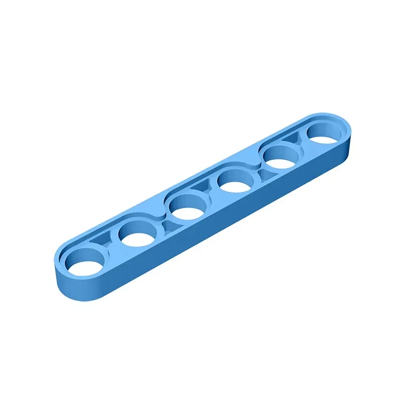 Color: plum - Gobricks GDS-694 Technical, Liftarm Thin 1 x 6 compatible with lego 32063 pieces of children's DIY Building Blocks Technical