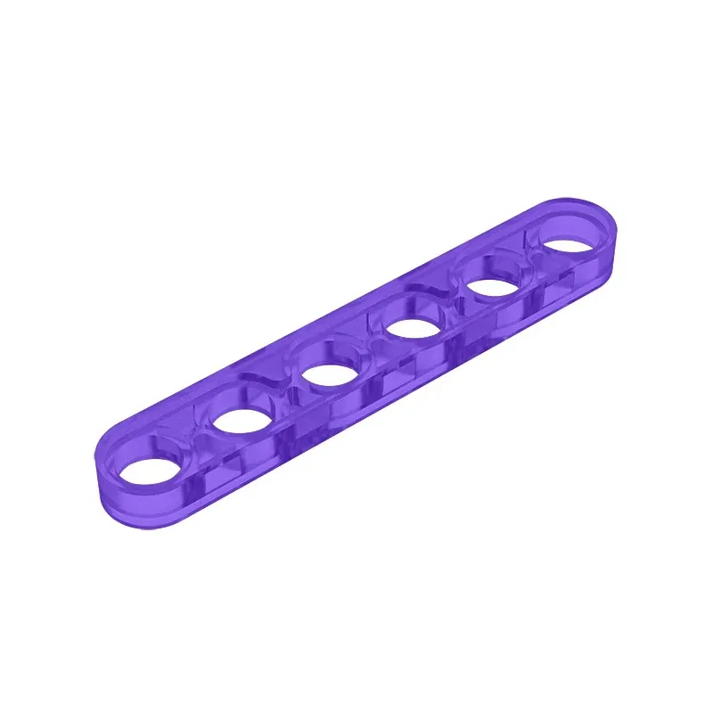 Color: plum - Gobricks GDS-694 Technical, Liftarm Thin 1 x 6 compatible with lego 32063 pieces of children's DIY Building Blocks Technical