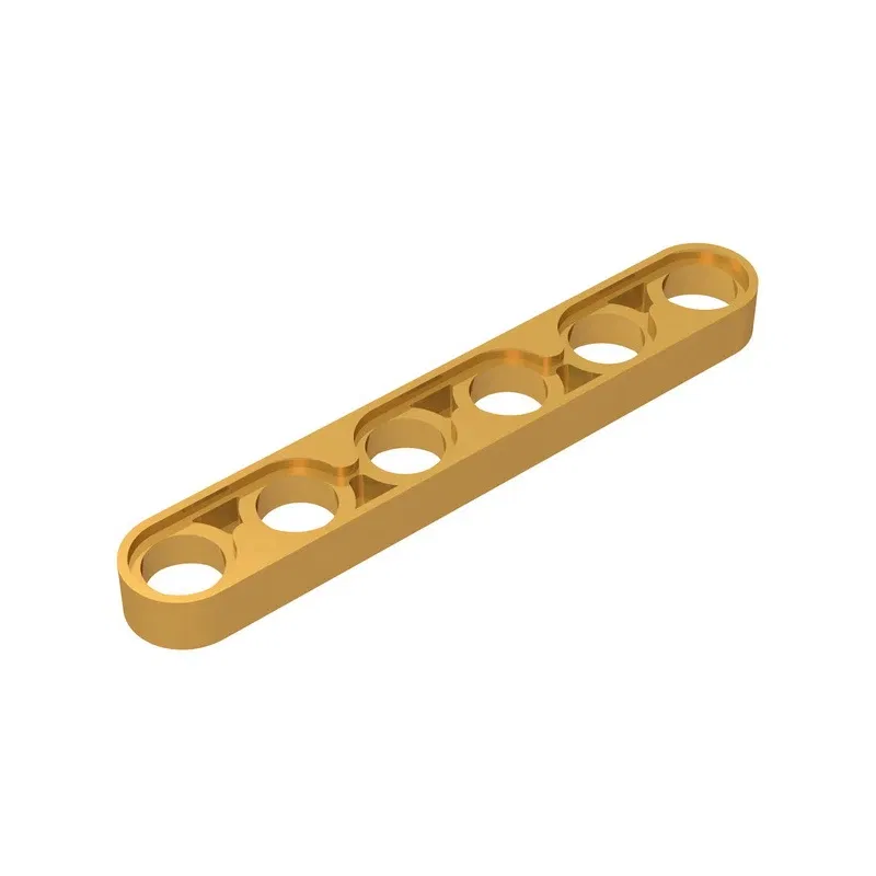 Color: plum - Gobricks GDS-694 Technical, Liftarm Thin 1 x 6 compatible with lego 32063 pieces of children's DIY Building Blocks Technical