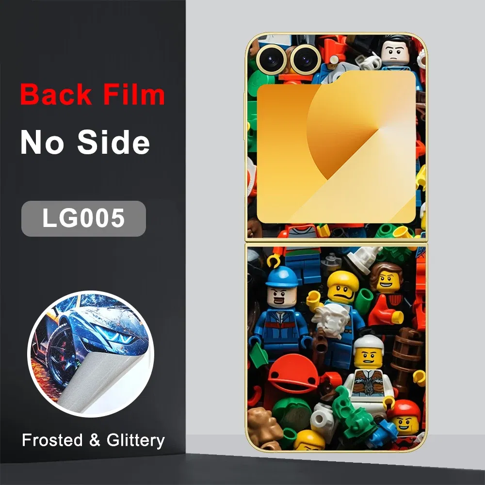 Color: Transparent, Bundle: Bundle 21 - CASEKiTTY Skin For Galaxy Z Flip 5 Back Film Samsung Z Flip 6 Sticker Flip 4 3 Protective Decal Wrap Back Cover Screen Protector