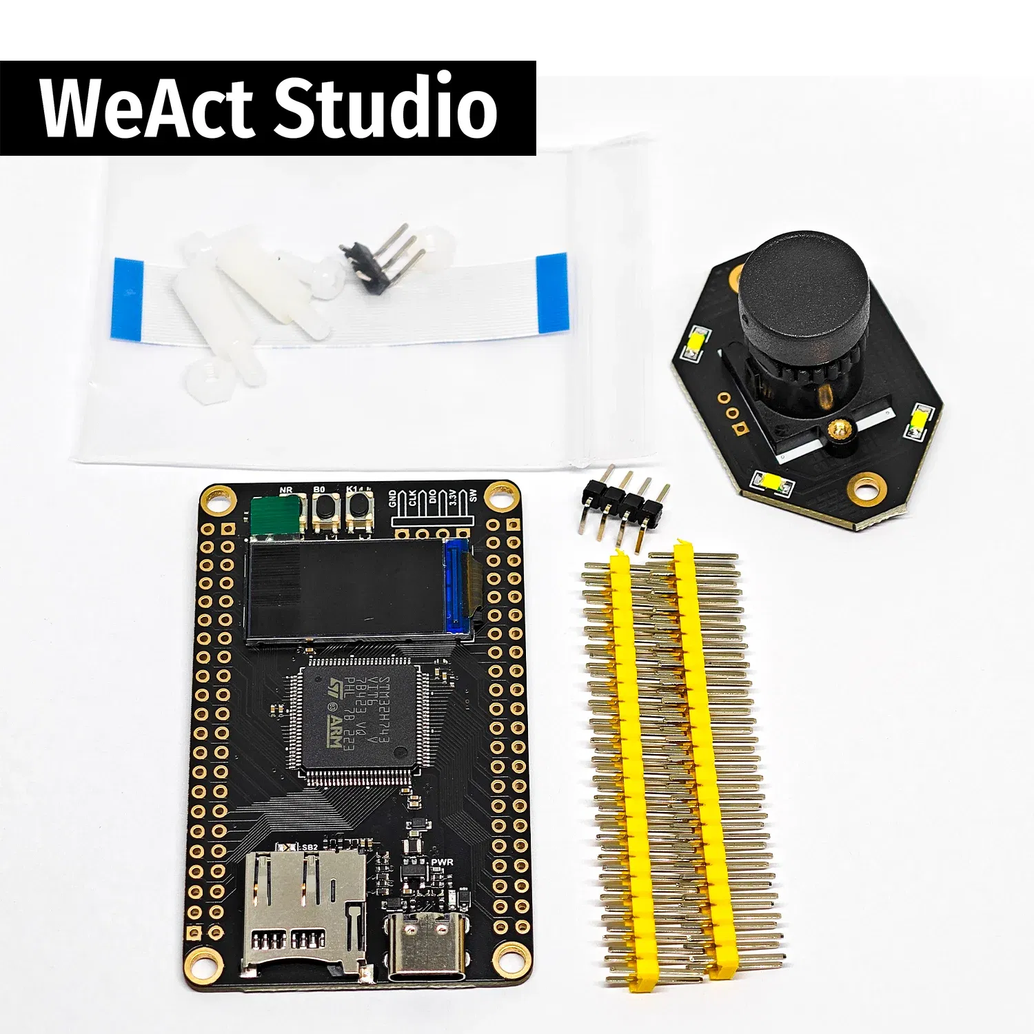 Color: SKY BLUE - WeAct STM32H743 STM32H743VIT6  STM32H7 STM32 Demo Board Core Board
