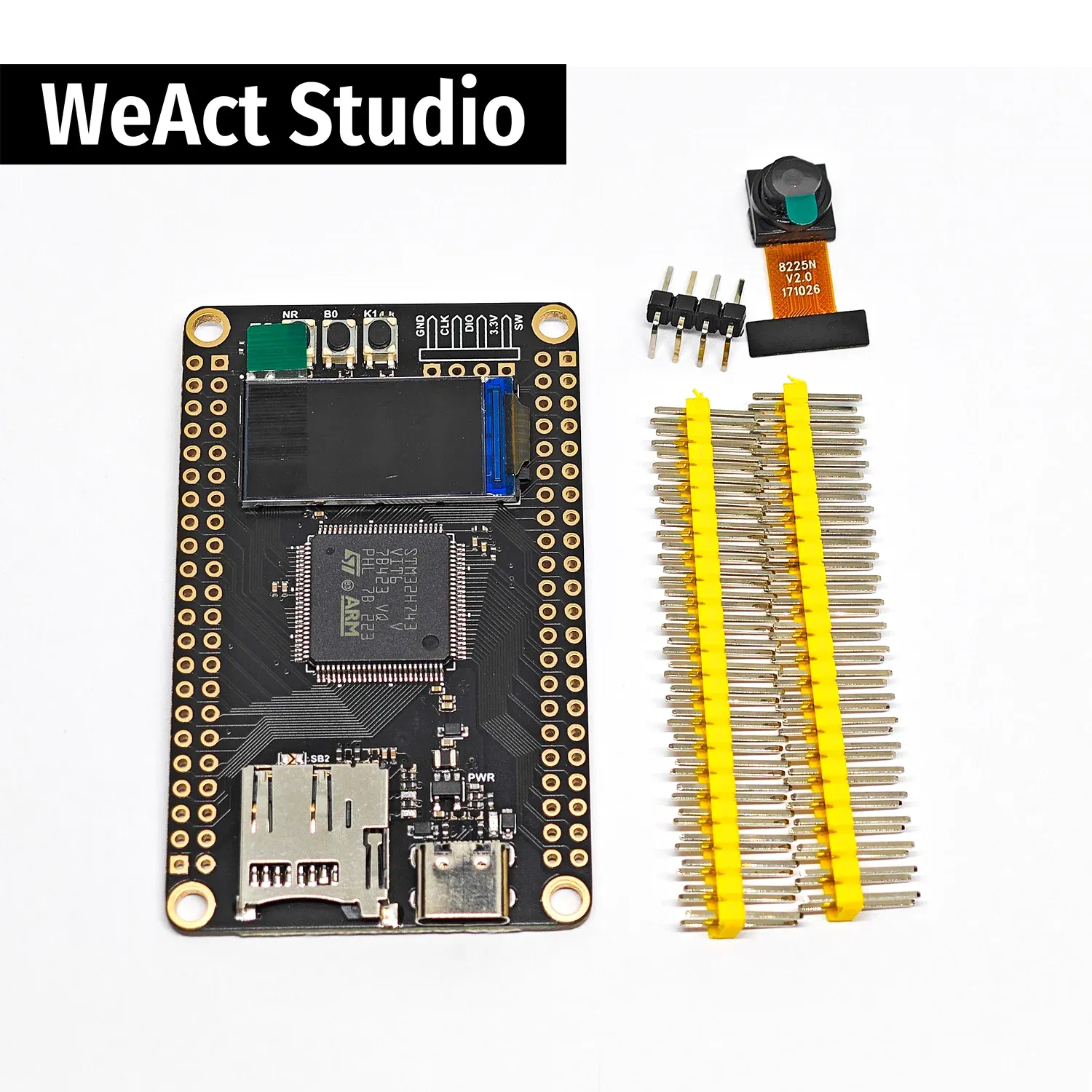 Color: SKY BLUE - WeAct STM32H743 STM32H743VIT6  STM32H7 STM32 Demo Board Core Board
