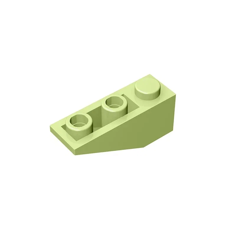Color: Blue - Gobricks GDS-596 Slope, Inverted 33 3 x 1 compatiblewith lego 4287 pieces of children's toys Assembles Building Blocks Technical