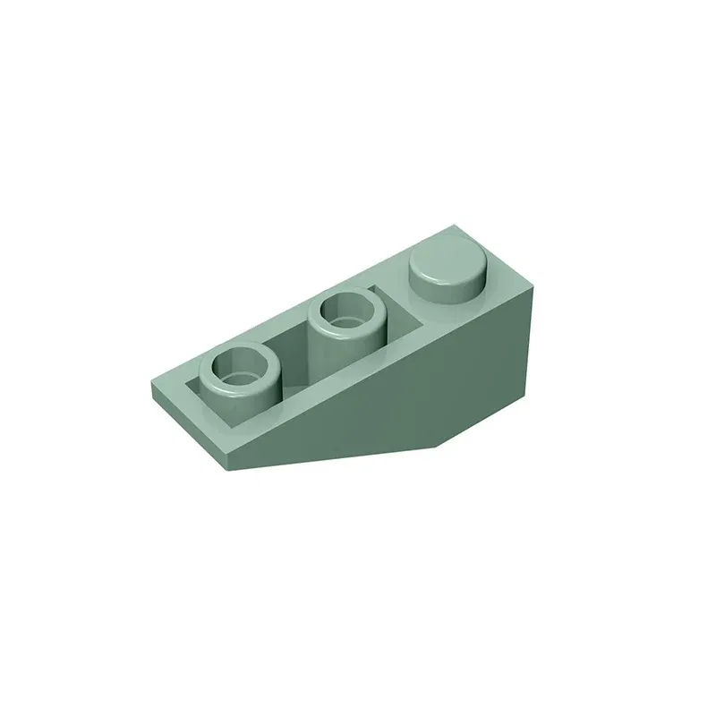 Color: Blue - Gobricks GDS-596 Slope, Inverted 33 3 x 1 compatiblewith lego 4287 pieces of children's toys Assembles Building Blocks Technical