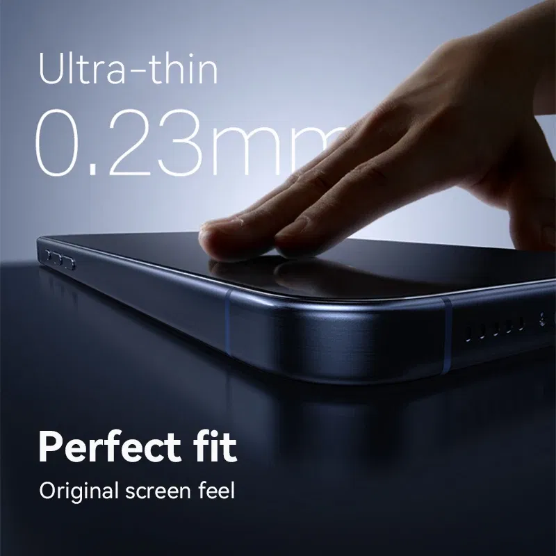 Bundle: 5 Pieces, Material: pet - Joyroom 1/2/3pcs Tempered Glass For iPhone 16 15 14 13 12 11 Pro Max Screen Protector For iPhone 16 Full Screen Protective Glass