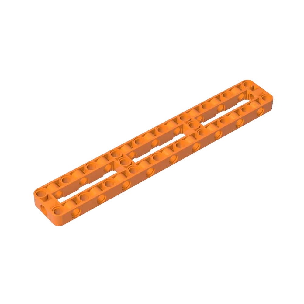 Color: green - Gobricks GDS-2214 Technical Liftarm Modified Frame Thick 3 x 19 Open Center compatible with lego 67491 Assembles Building Blocks