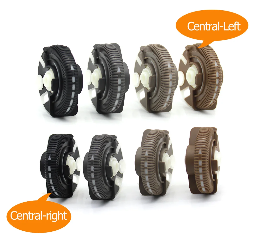 Color Name: WHITE - Front Air Conditioner Control Roller Ac Vent Base Rolling Wheel For Mercedes Benz E Class W211 2003-2008 E200 E230 E260 E280