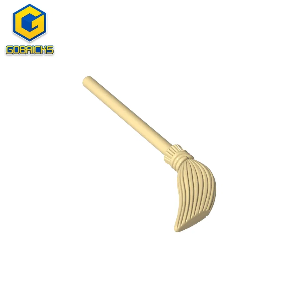 Color: green - Gobricks GDS-2075 Equipment Brush / Broom compatible with lego 4332 Assembles Building Blocks children's toys