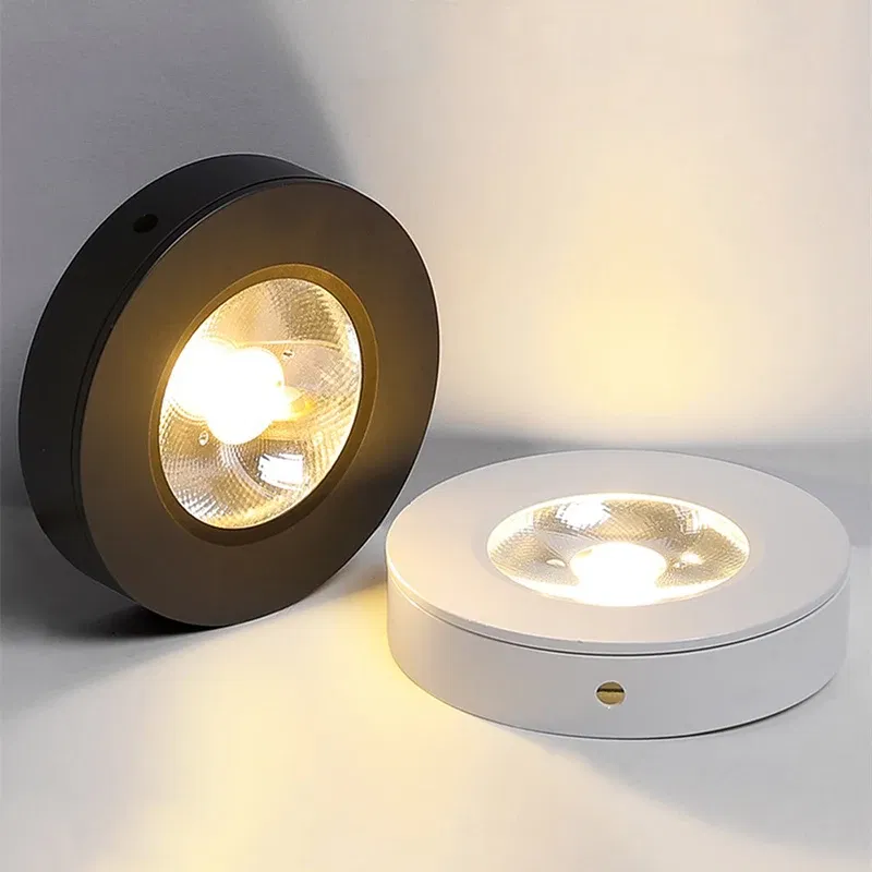 Body Color: PURPLE, Emitting Color: light yellow - 3 Colors Slim Ceiling Lamp Ceiling Light LED Foldable 360 Recessed Surface Mounted Spotlight for Hallway Gallery Display Living