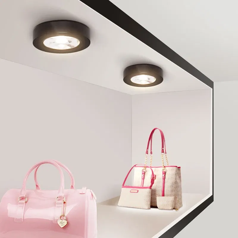 Body Color: PURPLE, Emitting Color: light yellow - 3 Colors Slim Ceiling Lamp Ceiling Light LED Foldable 360 Recessed Surface Mounted Spotlight for Hallway Gallery Display Living