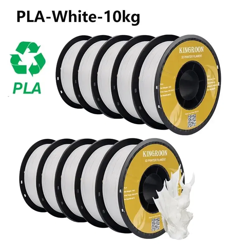 Color: BRIGHT RED, Ships From: CHINA - Top 3D Printer 10KG PLA PETG ABS Filament 3D Printing Plastic Material 1.75mm 100% No Bubble Spool
