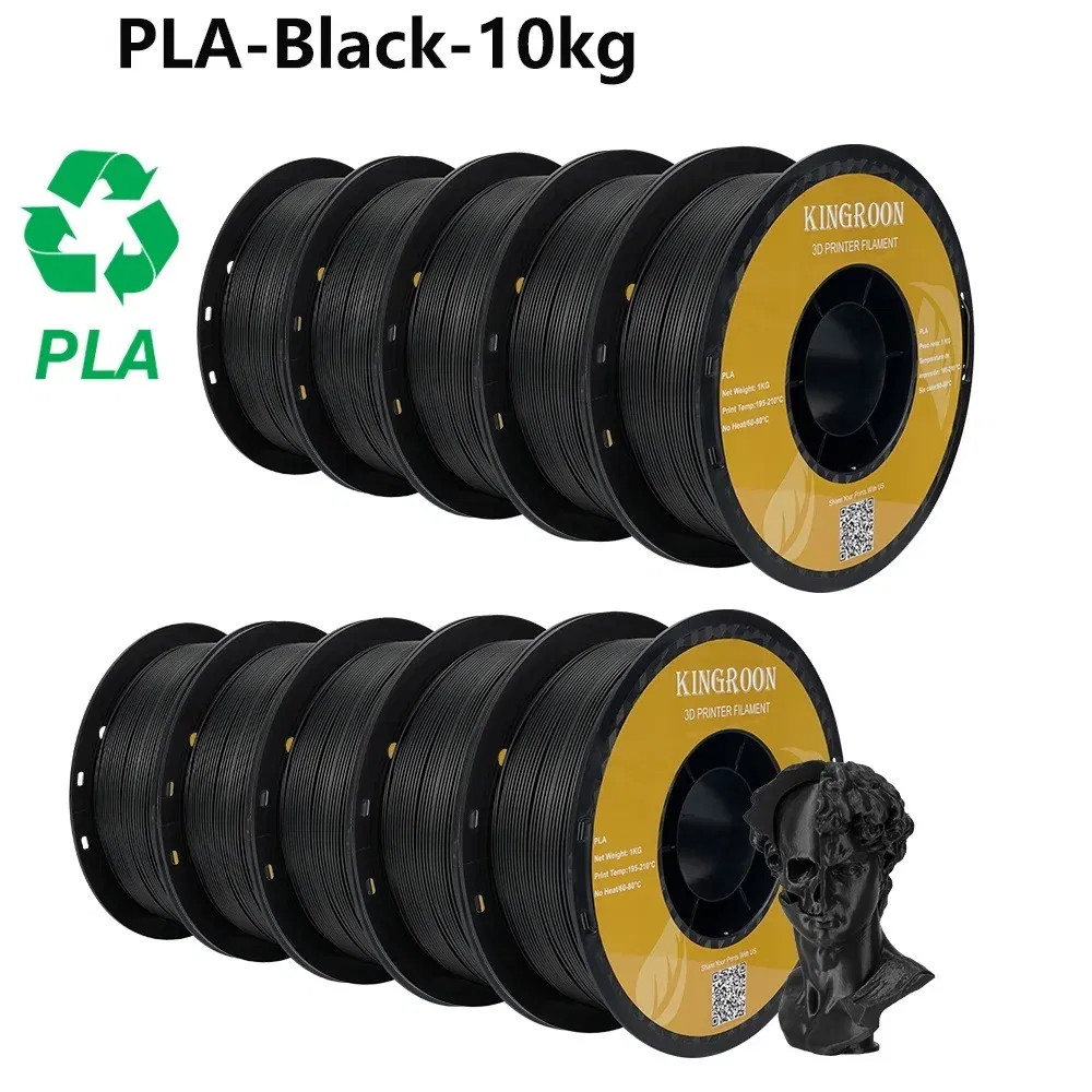 Color: BRIGHT RED, Ships From: CHINA - Top 3D Printer 10KG PLA PETG ABS Filament 3D Printing Plastic Material 1.75mm 100% No Bubble Spool