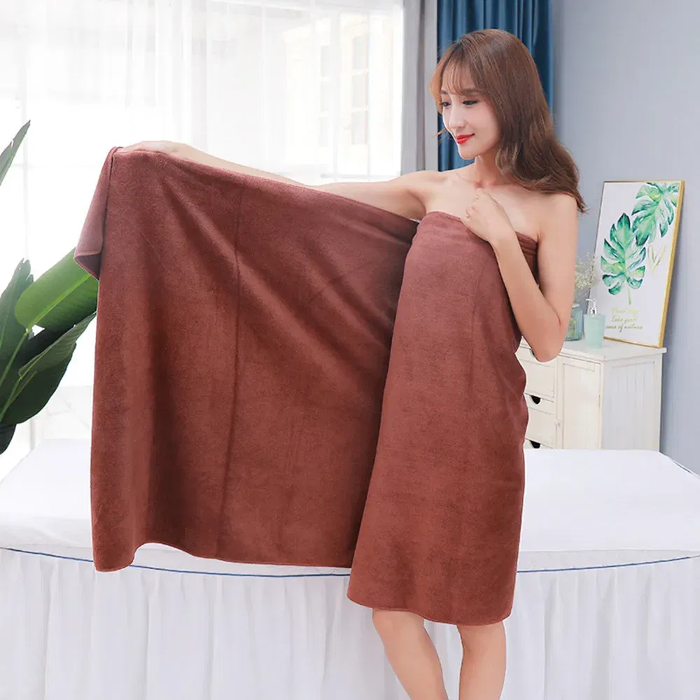 Color: 22#, Size: M - super large smooth and soft double-sided quick-drying microfiber bath towel thickened non-linting towel Sports beauty bath towe