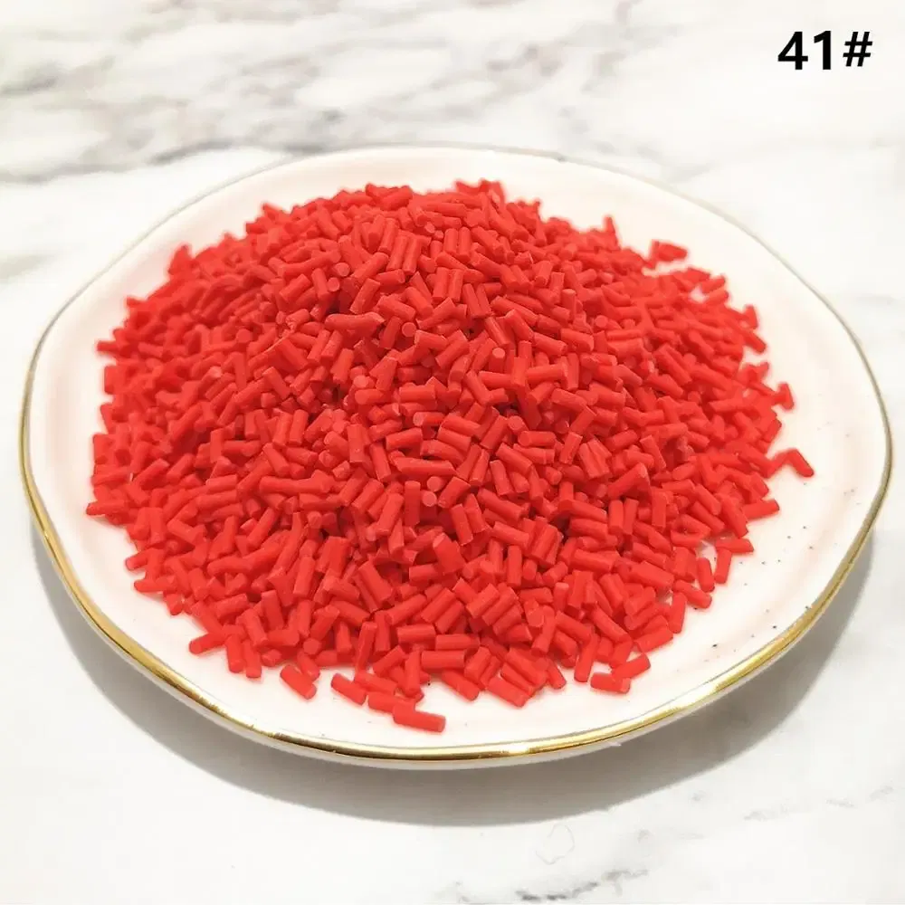 Color: Chocolate - 20g Polymer Clay Fake Candy Sweets Sugar Sprinkle Decorations Cake Dessert Simulation Food Dollhouse Miniature