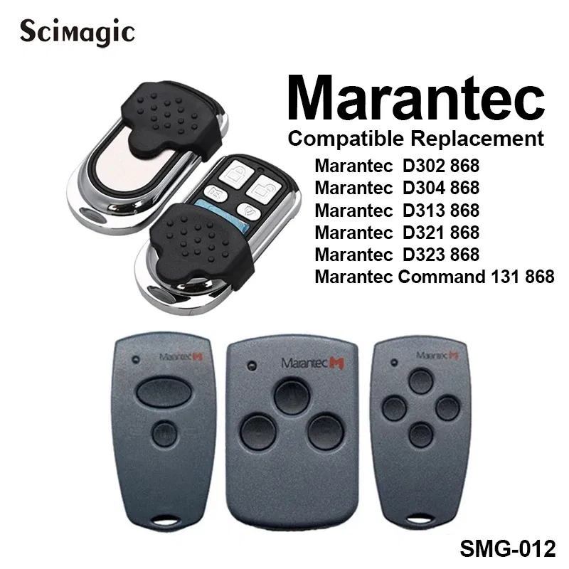 Color: Red - Pilot 868 Marantec 868mhz Gate Remote Control Digital 302 382 384 313 Garage Door Opener Hand Transmitter D302 868 3 Mhz Copy