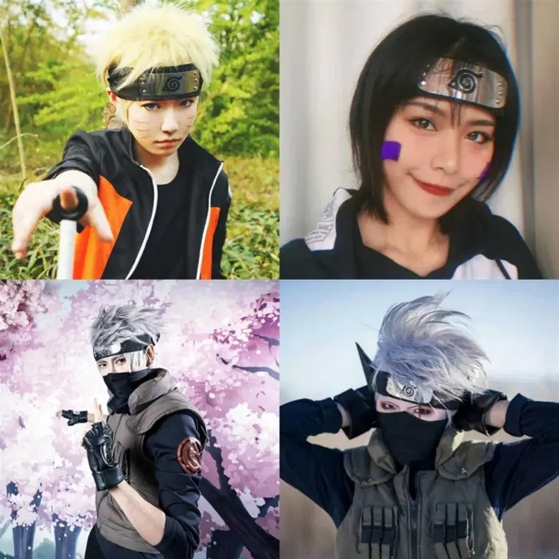 Color: Chocolate - Ninja Headband Rebel Leaf Naruto Forehead Protector Coslapaly Anime Peripheral