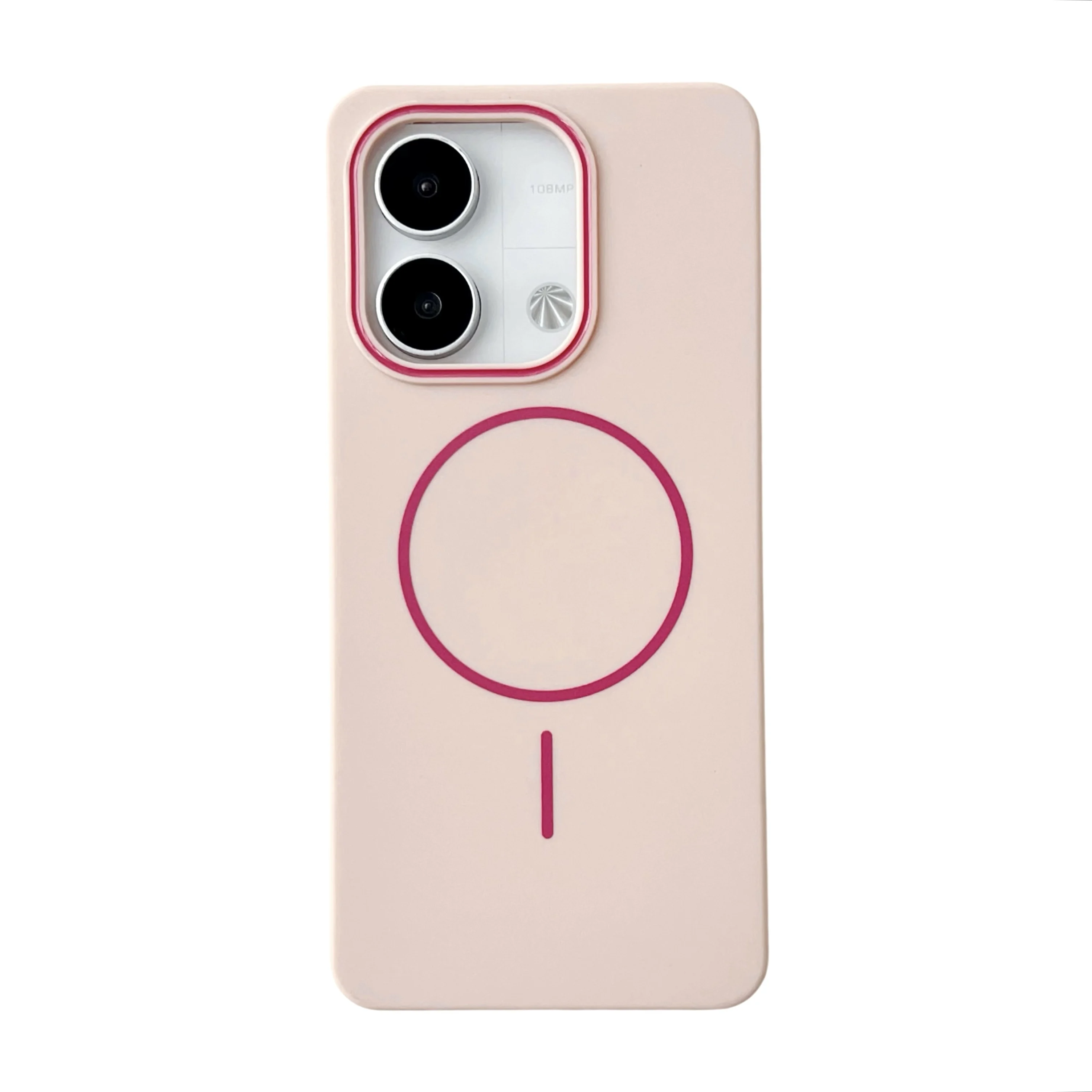 Color: Clear, Compatibility by Model: Redmi Note 13 4G - NEW For Redmi Note 14 13 Pro A4 A5 4G 5G skin sensitive original thin circle magnetic solid color phone protective case