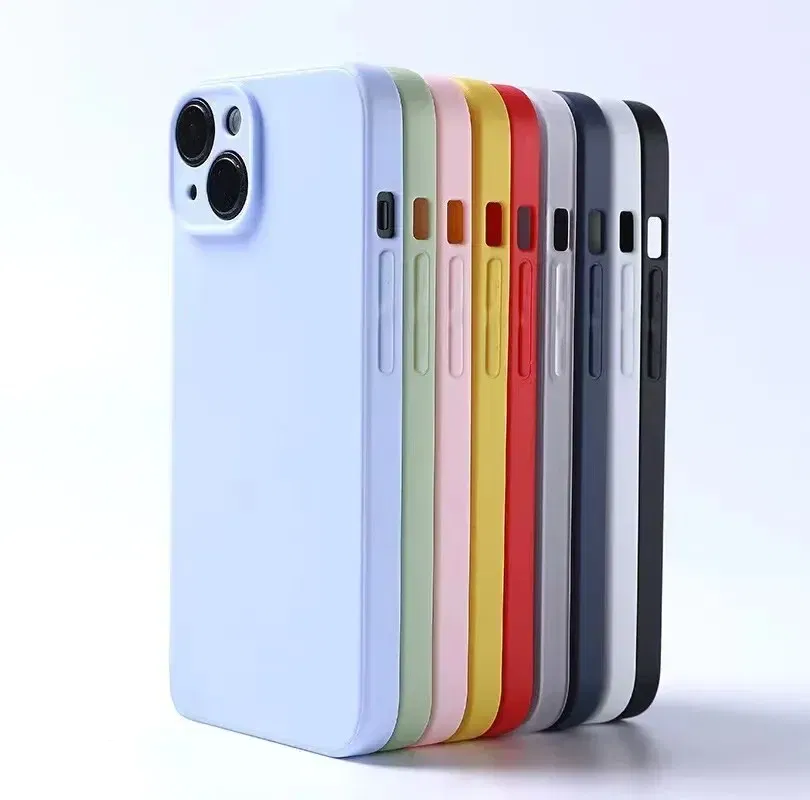 Color: pink, Material: POLYESTER - Luxury Silicone Phone Case for iPhone 11 12 13 14 15 Pro Max Mini Soft Candy Cover for iPhone XR XS Max 7 8 Plus SE 2020 Cases