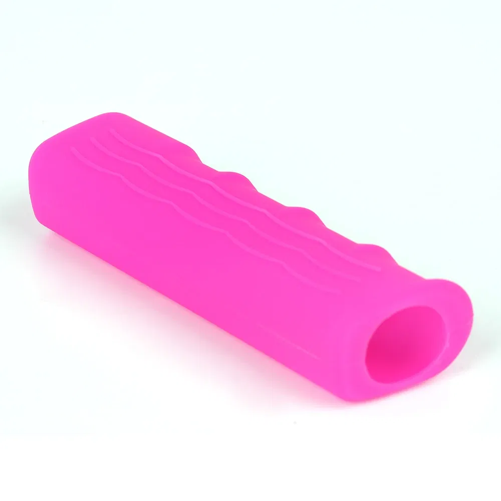 Color Name: Blue - Wholesale Cheap Price Car Interior Accessories Non Slip Comfortable Silicon Car Handbrake Lever Cover Anti Slip Hand Brake Cover