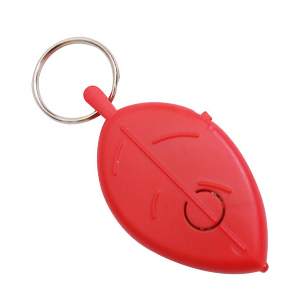 Color: WHITE - Funny Key Chains Women Men Whistle Key Finder Flashing Beeping Remote Lost Keyfinder Locator Keyring