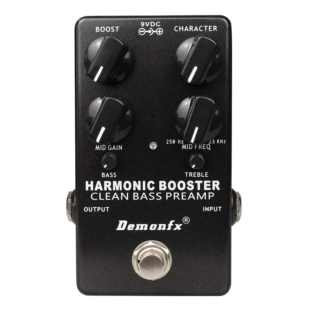 Color: Light Grey - Demonfx High quality Guitar Effect Pedal Wah Distortion Overdrive Delay Reverb Compressor Booster Pedal