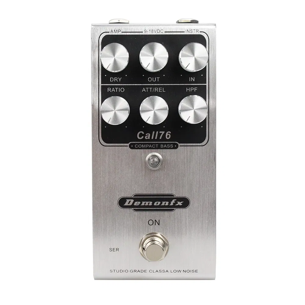 Color: Light Grey - Demonfx High quality Guitar Effect Pedal Wah Distortion Overdrive Delay Reverb Compressor Booster Pedal