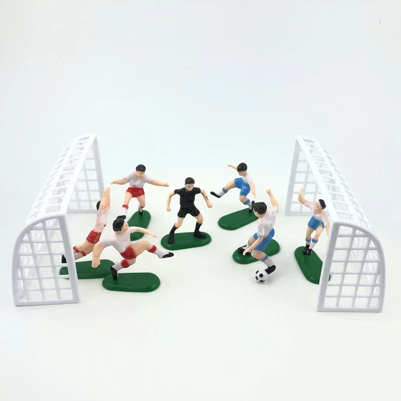Color: MINT GREEN - Soccer Cake Decorations Soccer Birthday Party Supplies Soccer Ball Cupcake Topper