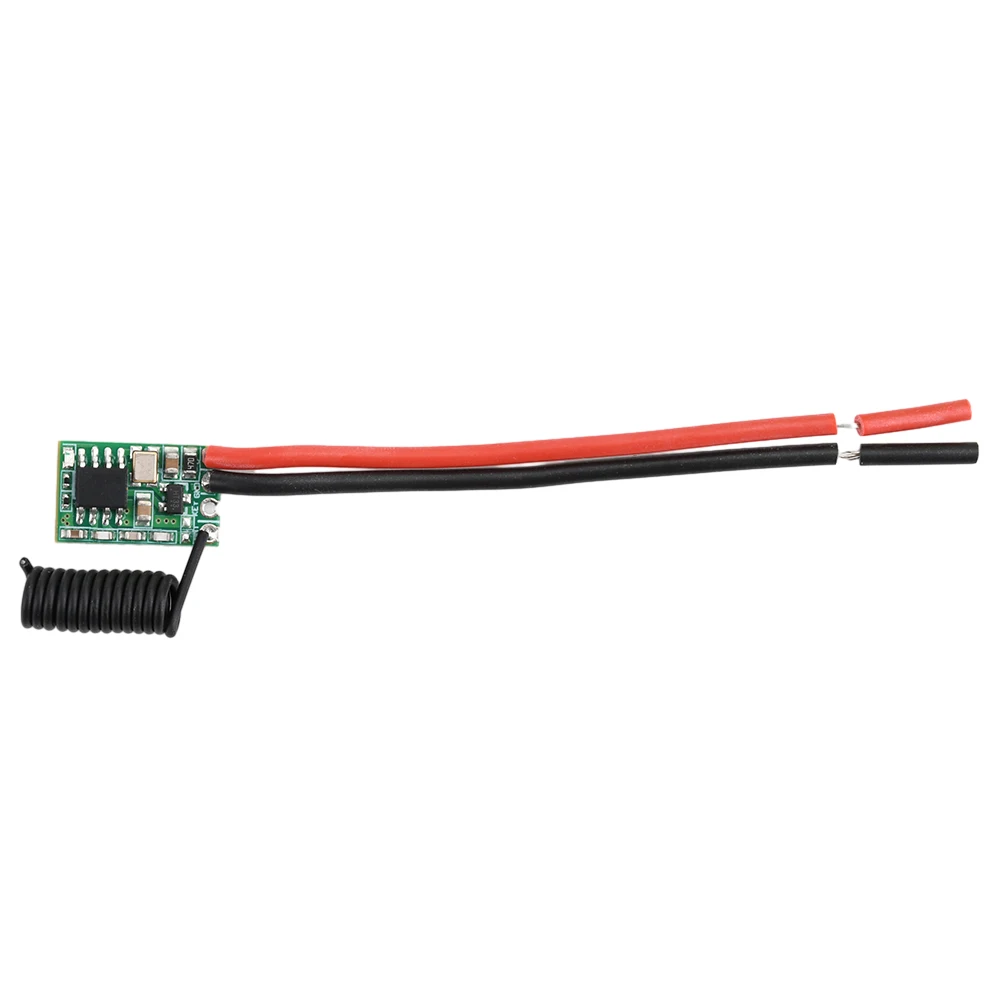 Color: black - DC 3V-24V 433MHz Wireless Remote Control Switch Long Range Mini Receiver and 433 MHz Transmitter LED Remote Control Power Supply