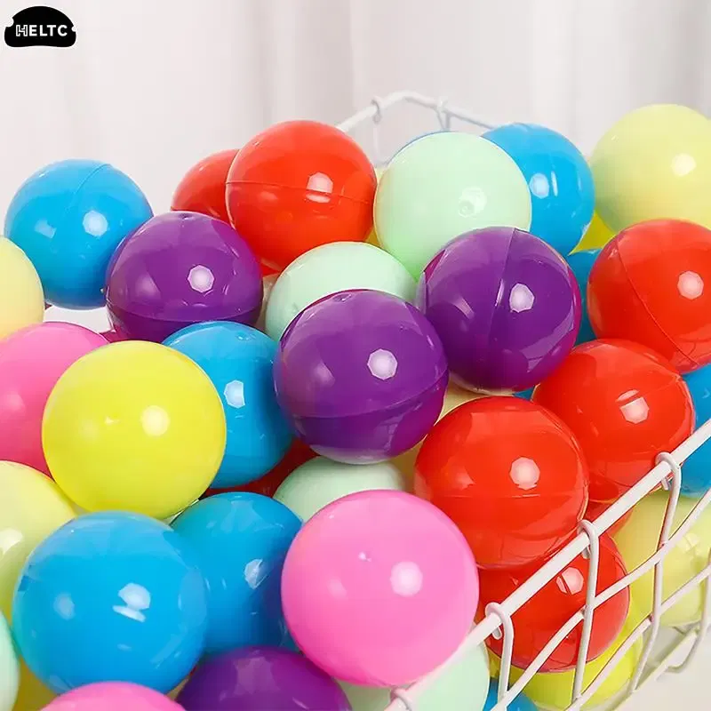Color: Olive - 50pc Mini 28/32MM Clear Transparency Plastic Capsule Toy Surprise Ball Tiny Container Making Things Model Gashapon toy Random