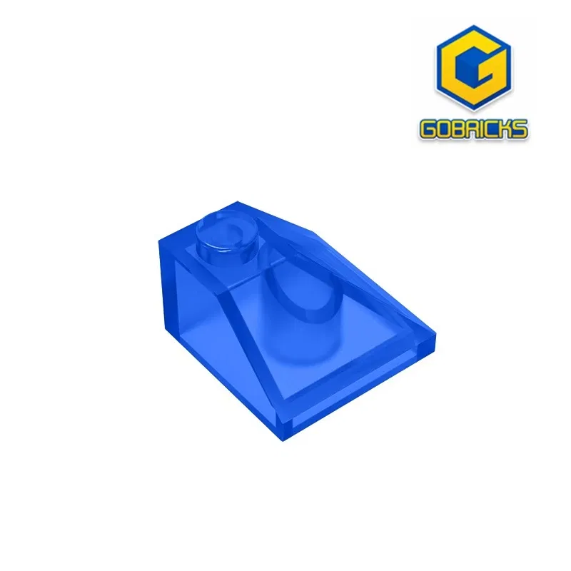 Color: light yellow - Gobricks GDS-621 CORNER BRICK 2X2/45 OUTSIDE compatible with lego 3045 children's toys Assembles Building Blocks