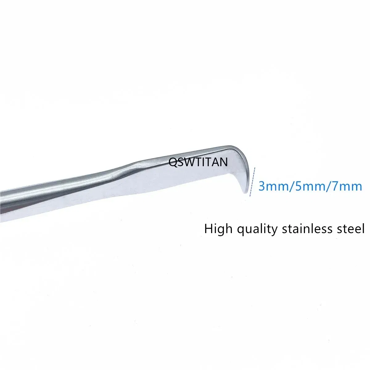 Color: grey - Nerve Root Hook Retractor with wooden handle brain Bone Retractor Stainless Steel nerve pull hook