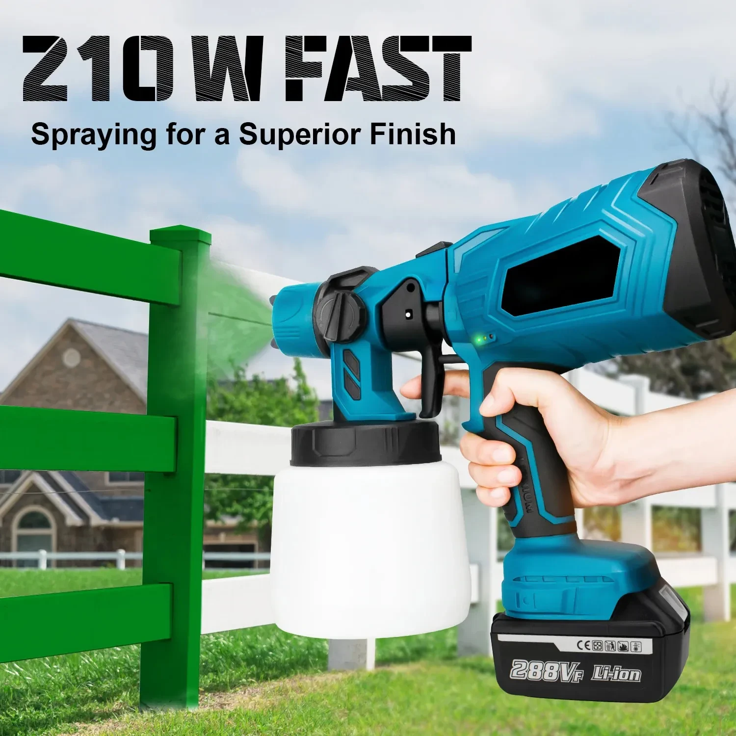 Paint Gun | High-pressure Cordless Paint Sprayer