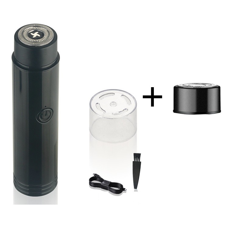 Compact Car-Chargeable Electric Shaver
