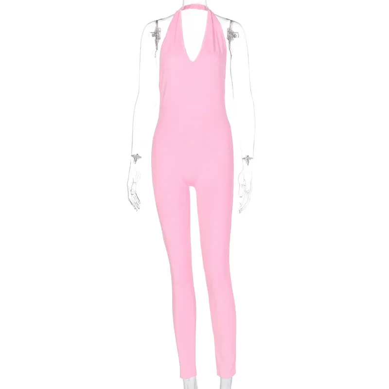 Elegant Curve Halter Jumpsuit