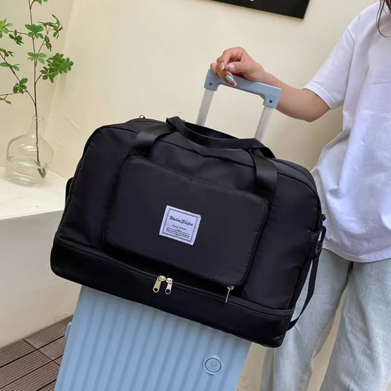 Foldable Women's Gym Duffel Bag