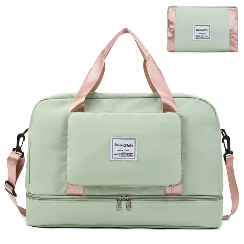 Foldable Women's Gym Duffel Bag