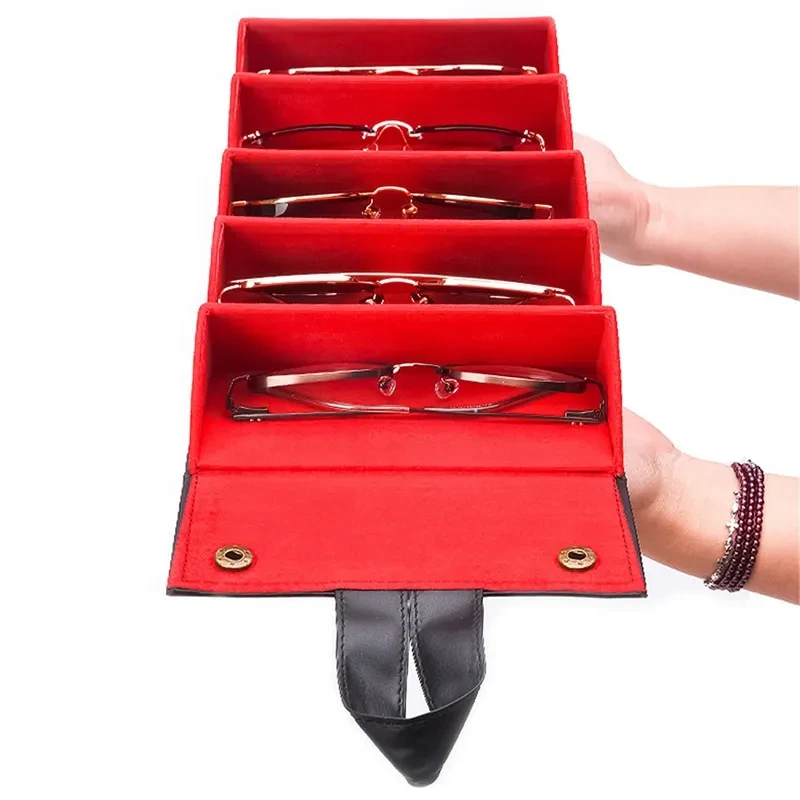 Pixiqa 5 Slot Travel Sunglasses Storage box