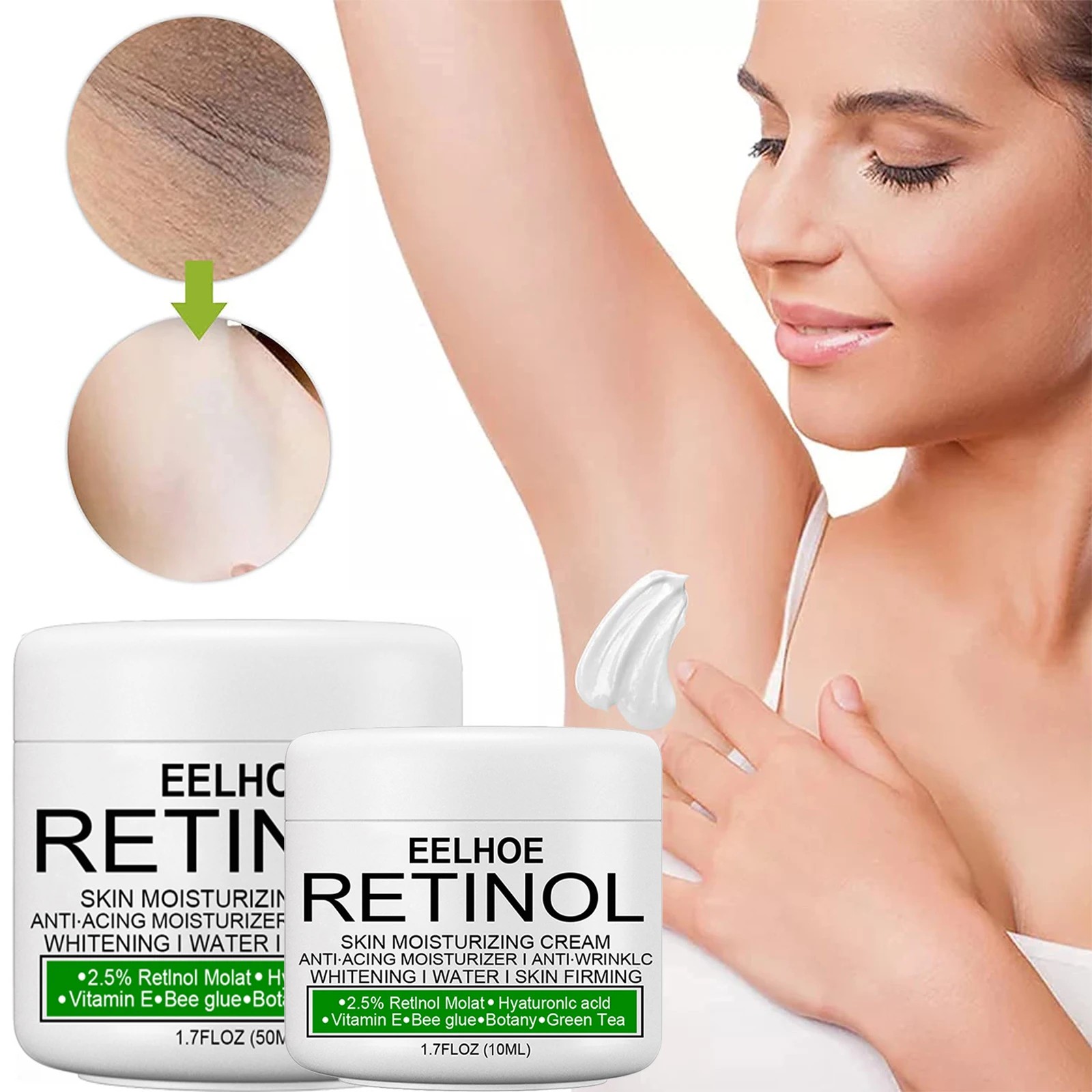 Brightening Body Cream - Underarm, Legs, Knee, Elbow Pigmentation Remover