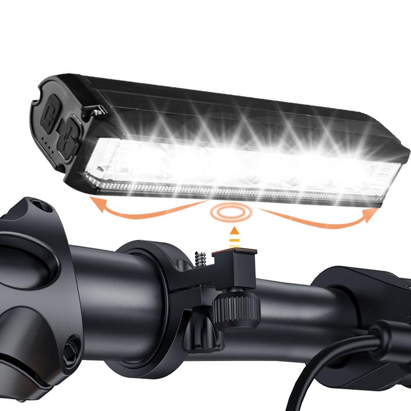 Super Bright LED Bike Light, 4 Lighting Modes, USB Rechargeable Bicycle Front Light, Waterproof Bike Light, Daytime Running Light, Off-Road Cycling Commuting