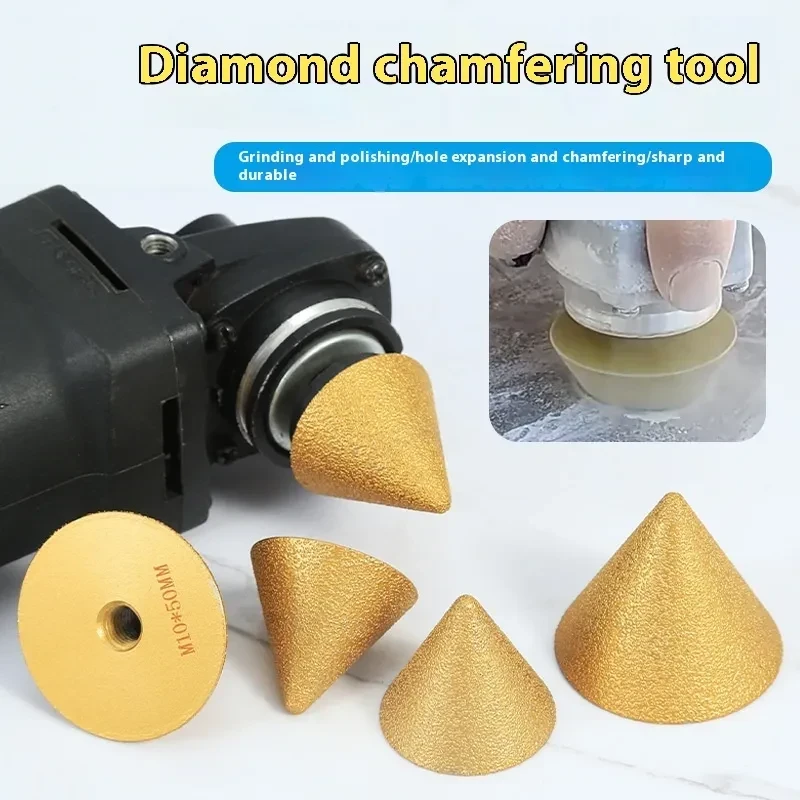 Diamond Beveling Chamfer Bit For Angle Grinders