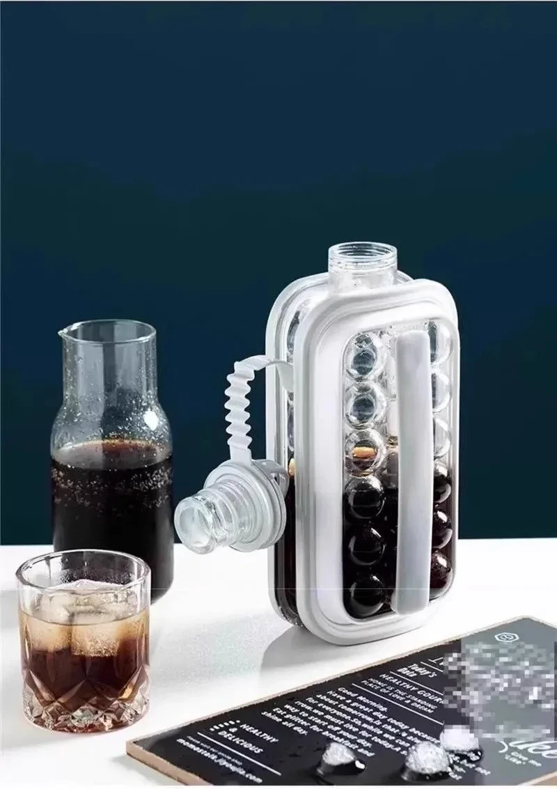 2-in-1 Ice Ball Maker & Cold Kettle Set