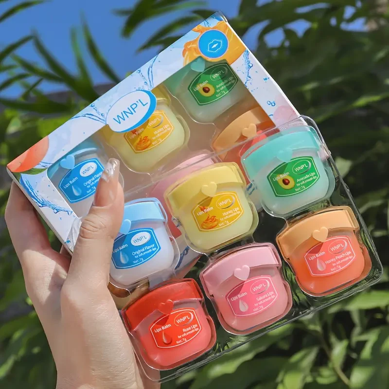 6pcs Lipstick Gift Set Fruit Flavored Lip Gloss