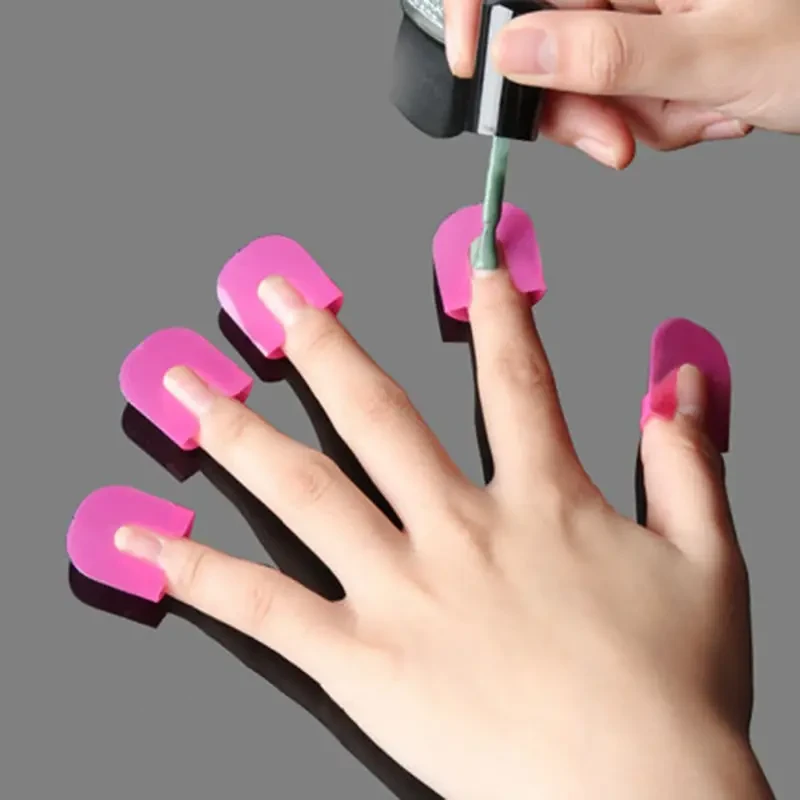 26 Pcs 10 Sizes U Curve Shape Nail Protector