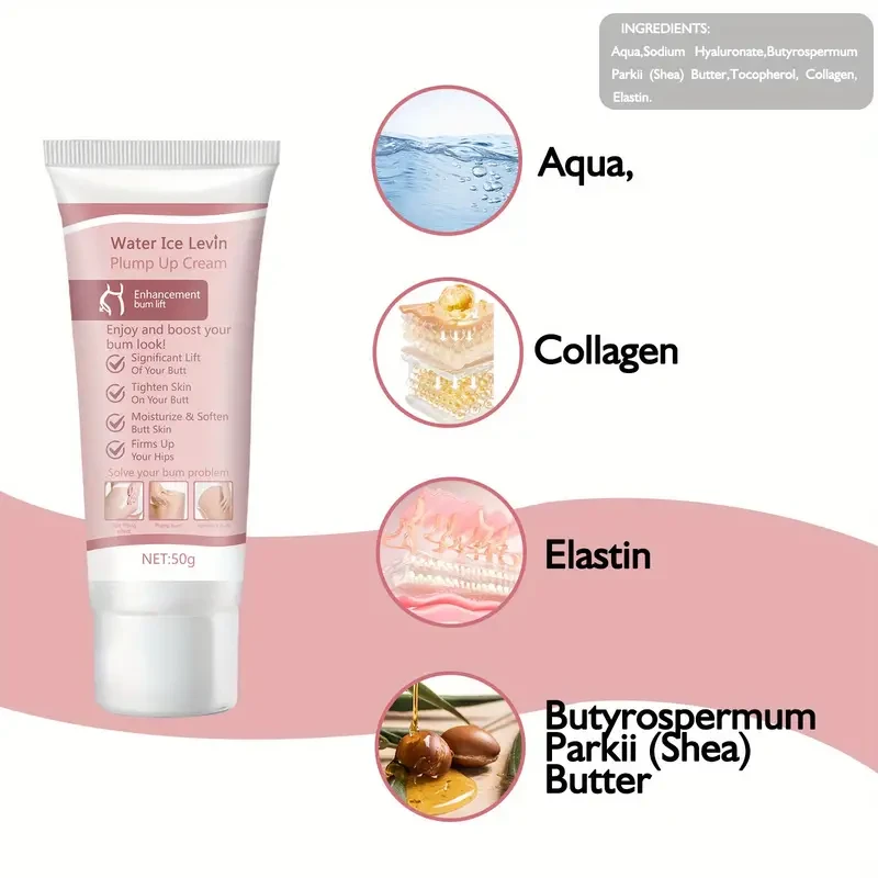 Miracle Butt Lift Cream - Firming & Hydrating Sculpting Formula (50g)
