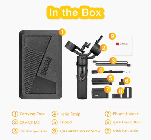 Zhiyun M2 Handheld Anti-Shake Stabilizer