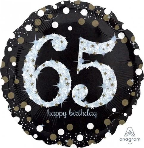 Holographic Sparkling6rth  Birthday Balloon - 45cm
