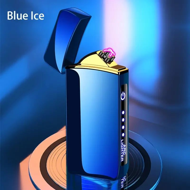 Outdoor Smart Windproof USB Charging Lighter - Rechargeable and Reusable