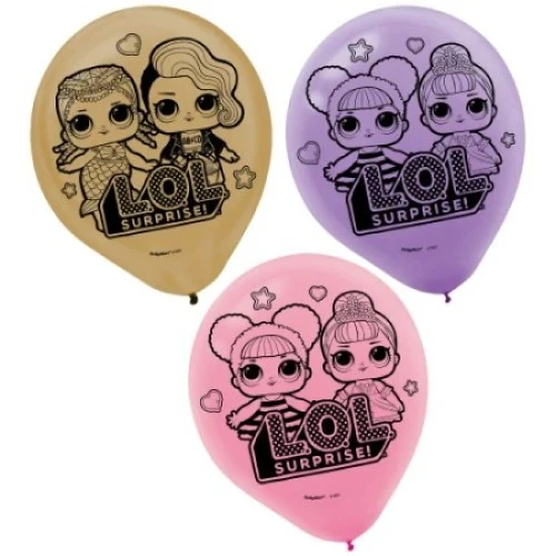 Latex Balloons - Lol Surprise (6 units) - Pack of 6